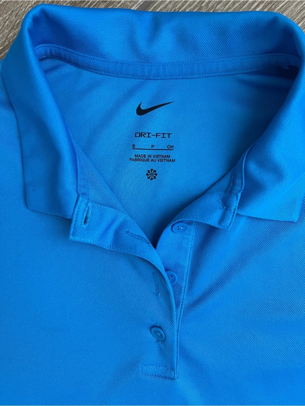 Nike Women's Short Sleeve Polo in Bright Blue